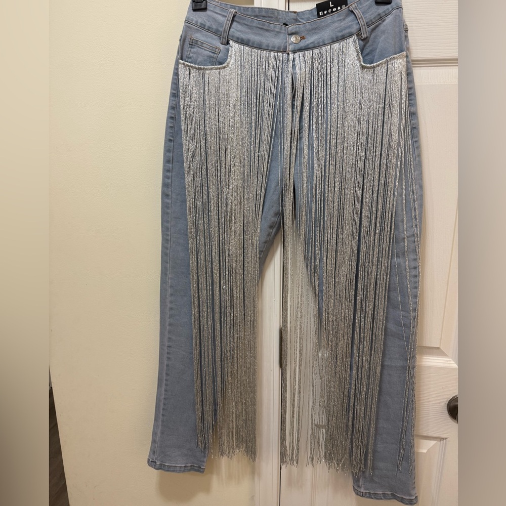 Fashion Nova Light Blue Skinny Jeans